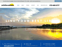 Tablet Screenshot of jetskirentaldallas.com